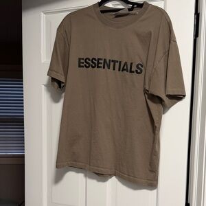 Essentials Men's Tan Short Sleeve Tee